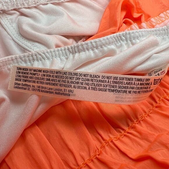 Free People Movement Shorts Women's Size Small Orange The Way Home Running Yoga - Picture 11 of 11